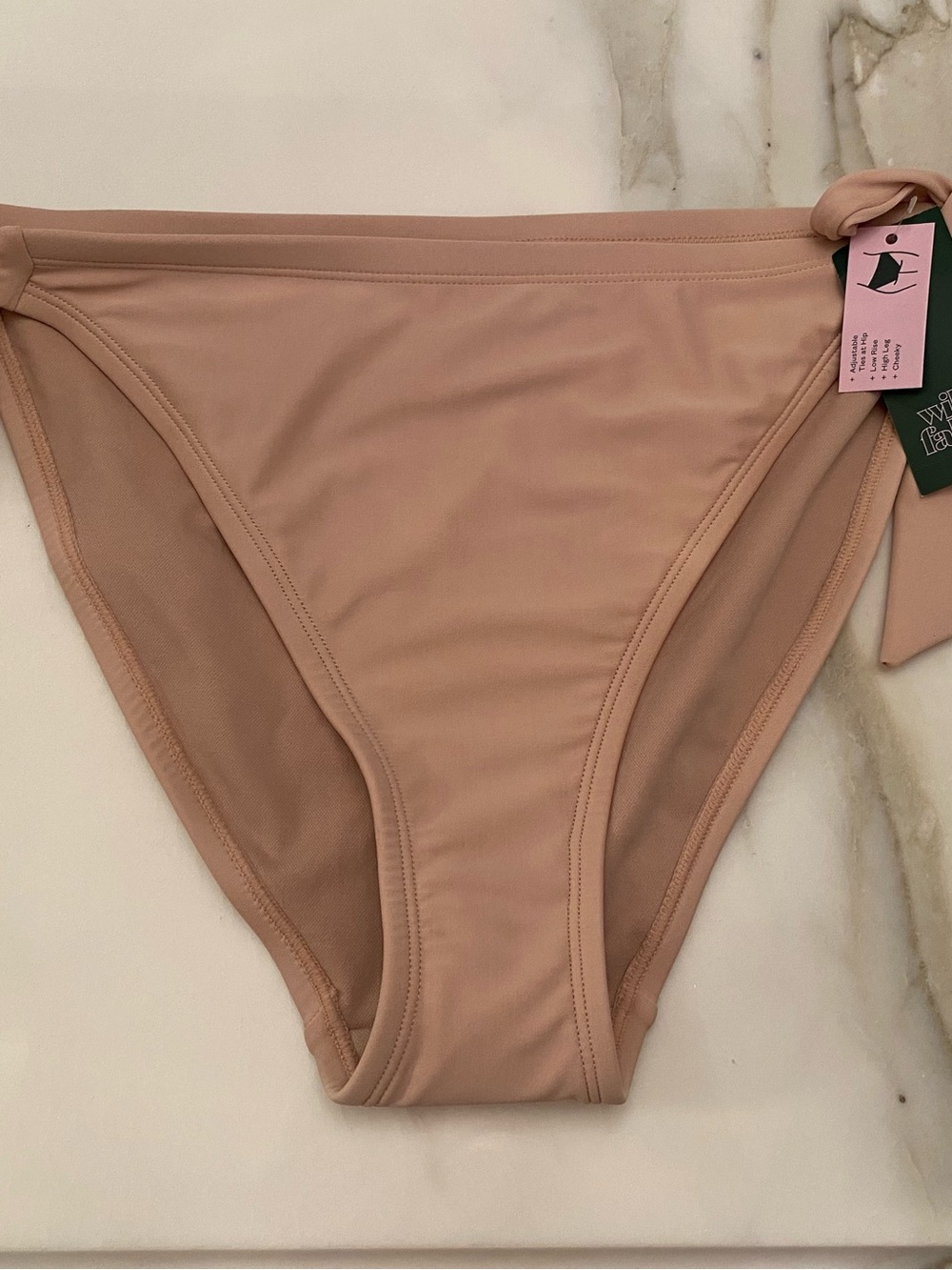 wild fable Nude High-Cut Bikini Bottom